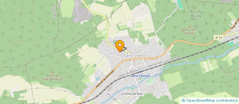 localisation de l'entreprise LA TEAM DES CINQ  SAINT-CHERON