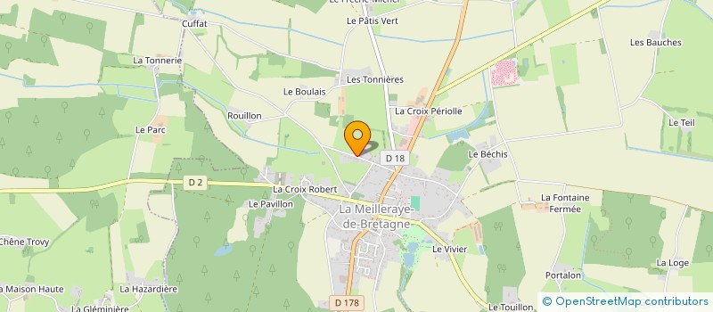 localisation de l'entreprise LA TEAM DU DON  LA MEILLERAYE-DE-BRETAGNE