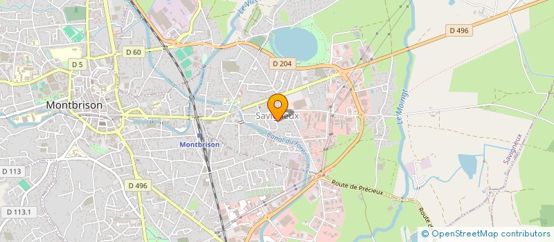 localisation de l'entreprise LA TEAM DU FOREZ à SAVIGNEUX