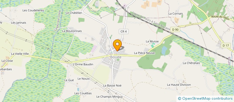 localisation de l'entreprise LA TEAM DU PALET CLUB BOUESIEN  BOUEE