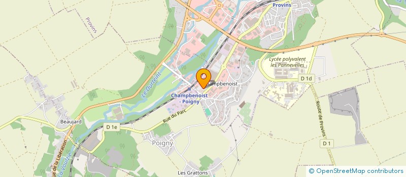 localisation de l'entreprise LA TEAM FCS à PROVINS