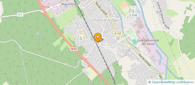 localisation de l'entreprise LA TEAM FLECHETTE THAONNAISE  THAON-LES-VOSGES