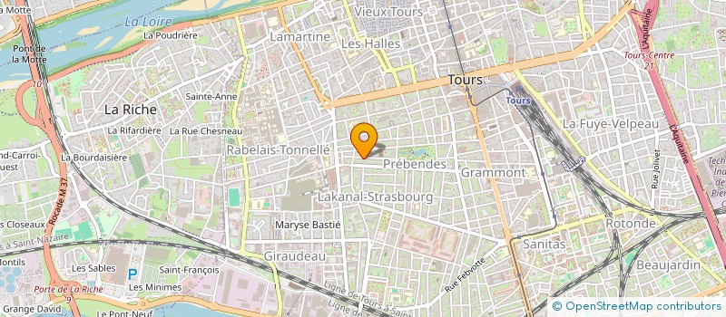 localisation de l'entreprise LA TEAM FRANK  TOURS