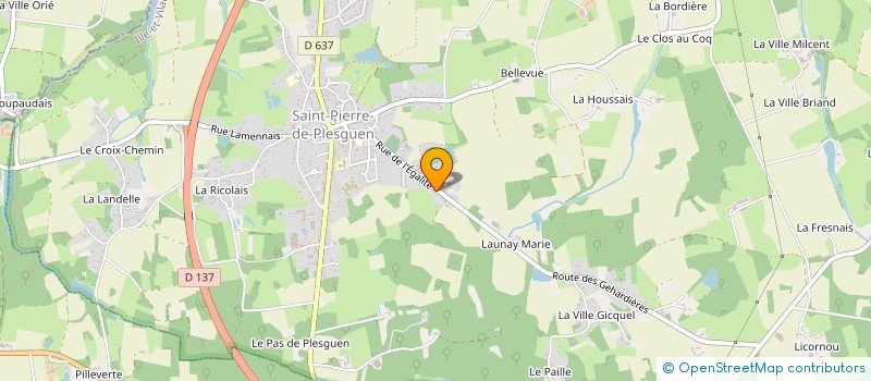 localisation de l'entreprise LA TEAM JESY  MESNIL-ROC'H