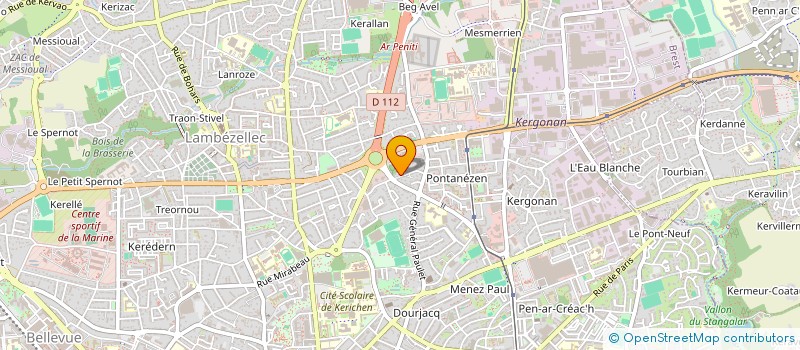 localisation de l'entreprise LA TEAM LE GOFF  BREST