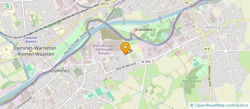 localisation de l'entreprise LA TEAM LIRN (LIRN)  COMINES