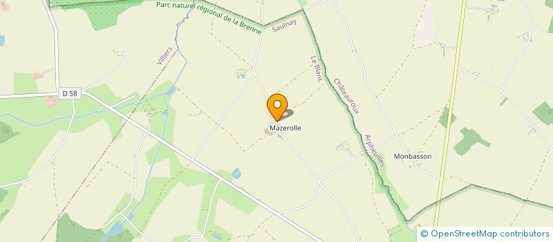 localisation de l'entreprise LA TEAM MAZEROLLES à SAULNAY
