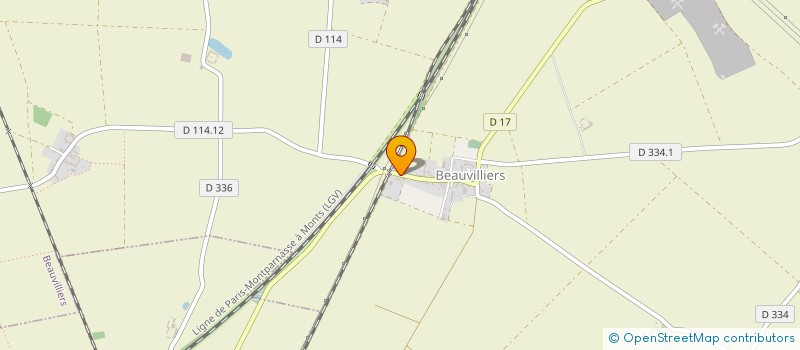 localisation de l'entreprise LA TEAM PONEY ET COMPAGNIE à BEAUVILLIERS