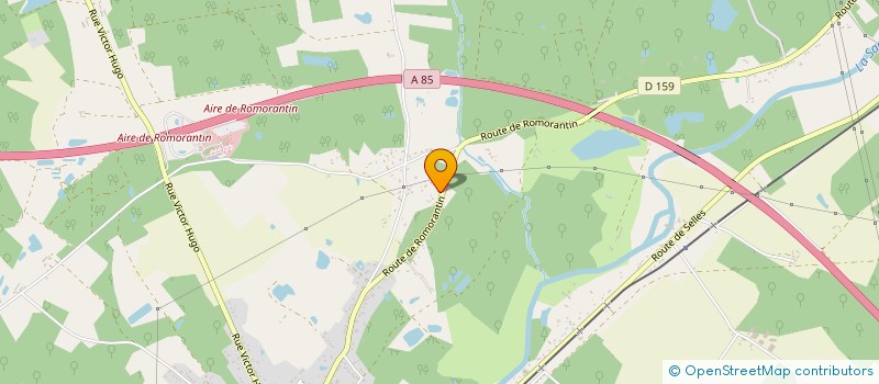 localisation de l'entreprise LA TEAM RAGONDIN  PRUNIERS-EN-SOLOGNE