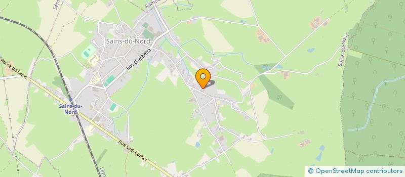 localisation de l'entreprise LA TEAM ROSE  SAINS-DU-NORD