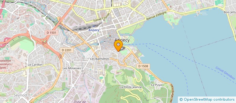localisation de l'entreprise LA TEAM SAPERLIPOPETTE à ANNECY