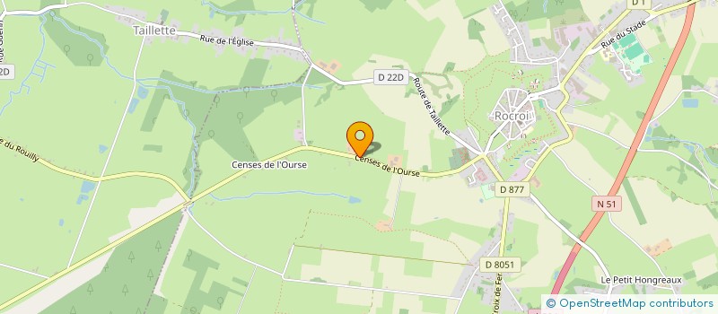 localisation de l'entreprise LA TEAM SOMBRE DU 08  ROCROI