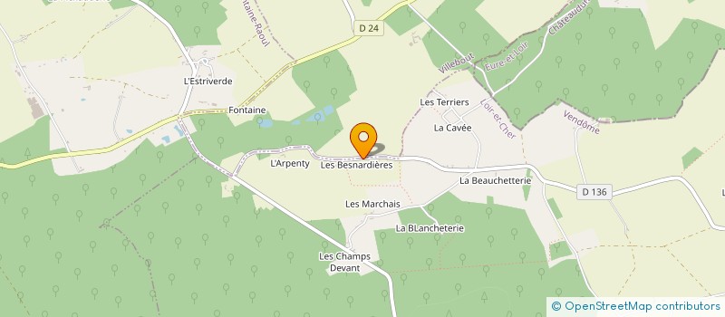 localisation de l'entreprise LA TECHNIQUE DE METALLERIE  SAINT-JEAN-FROIDMENTEL