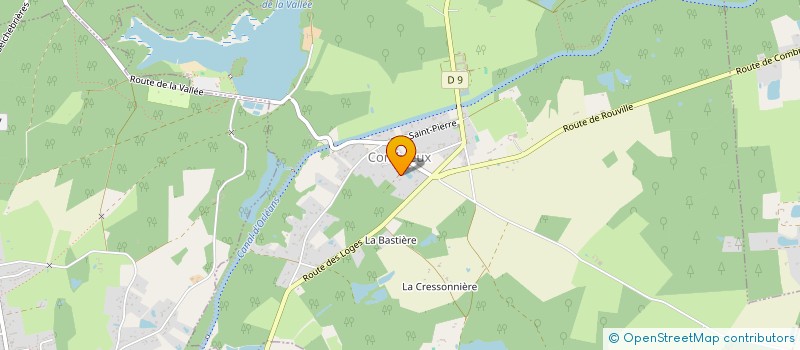 localisation de l'entreprise LA TELE S'INVITE CHEZ VOUS à COMBREUX