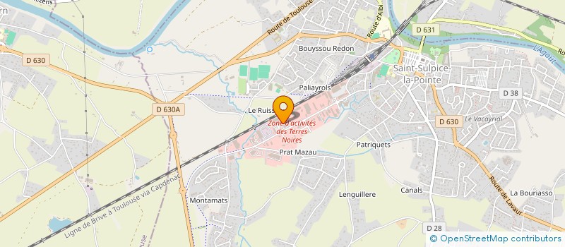 localisation de l'entreprise LA TELEPHONERIE  SAINT-SULPICE-LA-POINTE