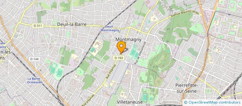 localisation de l'entreprise LA TELEPHONIE AU PRESENT  MONTMAGNY