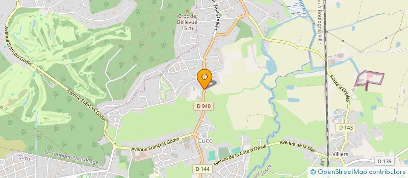 localisation de l'entreprise LA TEMERAIRE  CUCQ