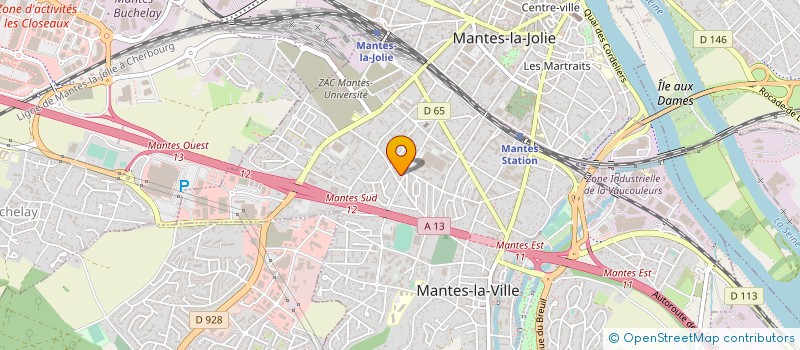localisation de l'entreprise LA TEMPERATURE MAITRISEE à MANTES-LA-VILLE