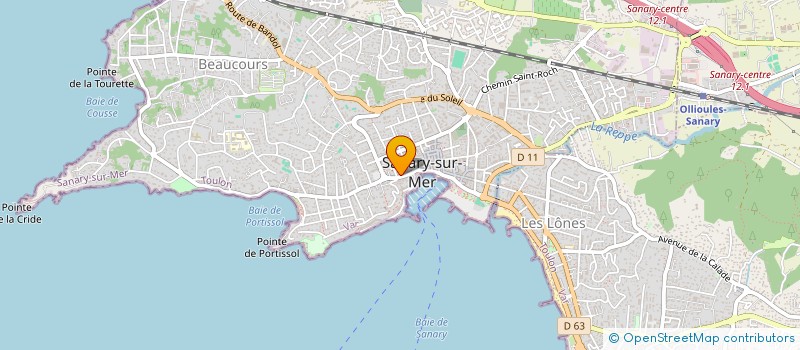 localisation de l'entreprise LA TEMPERENCE à SANARY-SUR-MER