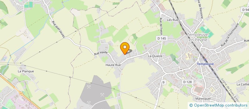 localisation de l'entreprise LA TEMPLEUVOISE  TEMPLEUVE-EN-PEVELE