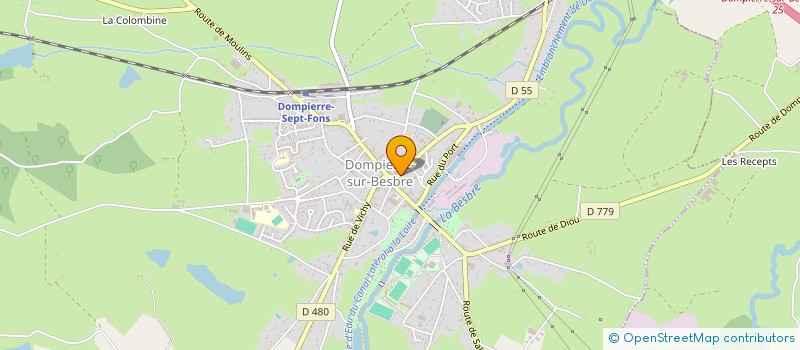 localisation de l'entreprise LA TENDR'ESCALE (LTE) à DOMPIERRE-SUR-BESBRE
