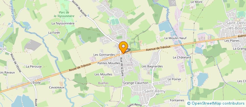 localisation de l'entreprise LA TENDRE CHAROLAISE  BUELLAS