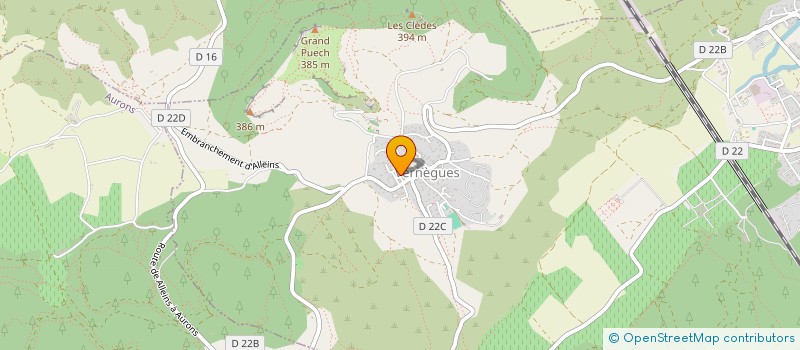 localisation de l'entreprise LA TENDRESSE  VERNEGUES