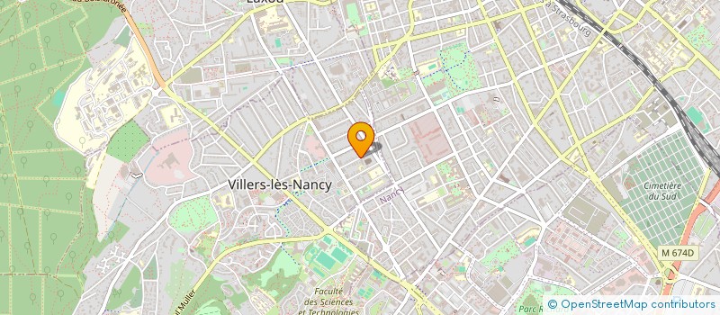 localisation de l'entreprise LA TENETTIERE à VILLERS-LES-NANCY