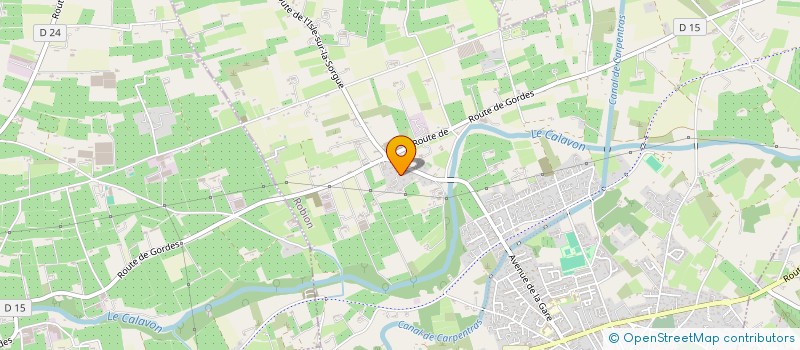 localisation de l'entreprise LA TENGUDE  ROBION