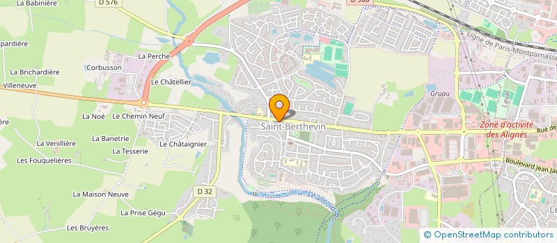 localisation de l'entreprise LA TENTATION à SAINT-BERTHEVIN