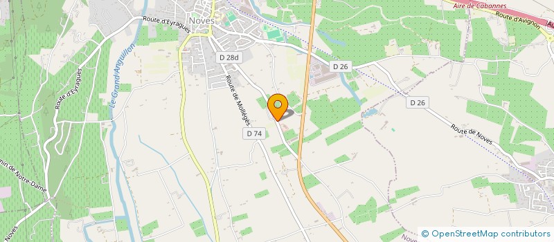 localisation de l'entreprise LA TENTATION  NOVES