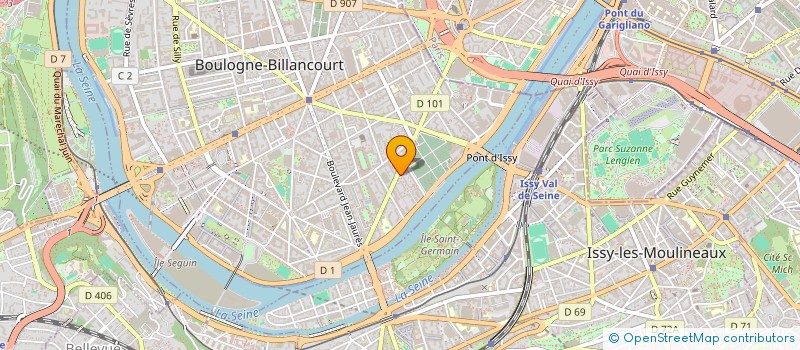 localisation de l'entreprise LA TENTATION FLEURS ET CADEAUX à BOULOGNE-BILLANCOURT