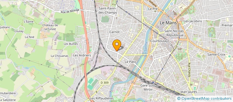 localisation de l'entreprise LA TENTATIVE à LE MANS