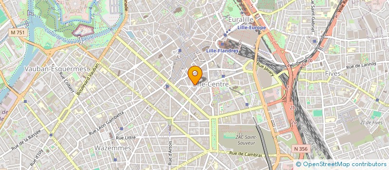 localisation de l'entreprise LA TENTE DES GLANEURS  LILLE