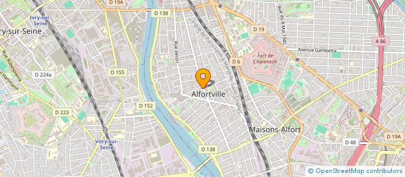 localisation de l'entreprise LA TENTE DES GLANEURS - ALFORTVILLE à ALFORTVILLE
