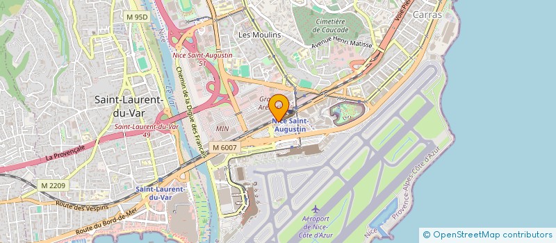 localisation de l'entreprise LA TENUE à NICE