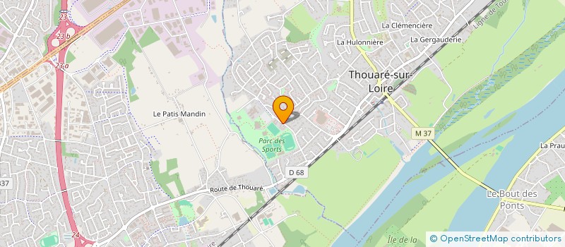 localisation de l'entreprise LA TENUE DES GATS  CARQUEFOU