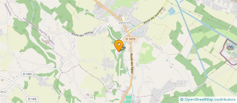 localisation de l'entreprise LA TERANGA  LES AVENIERES VEYRINS-THUELLIN