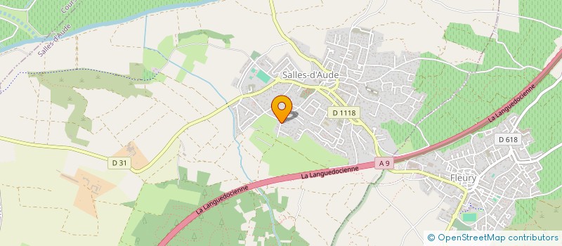 localisation de l'entreprise LA TERANGA  SALLES-D'AUDE