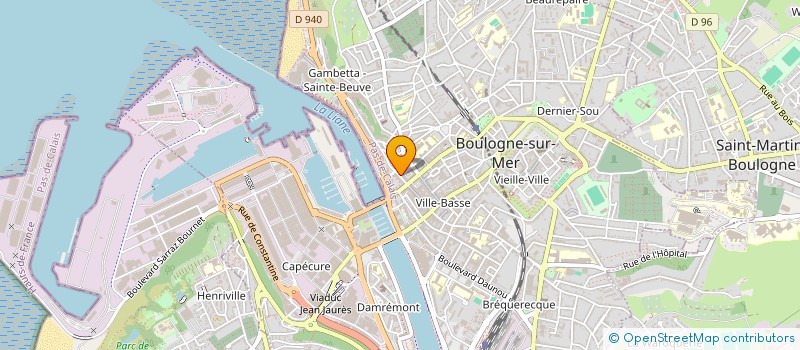 localisation de l'entreprise LA TERANGA à BOULOGNE-SUR-MER