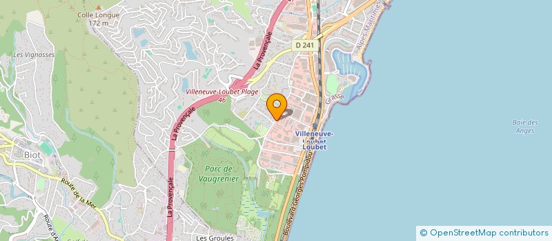localisation de l'entreprise LA TERANGA à VILLENEUVE-LOUBET