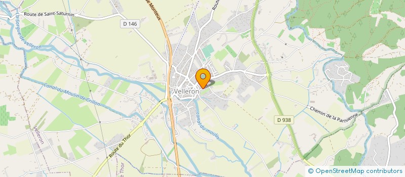 localisation de l'entreprise LA TERCERA  VELLERON