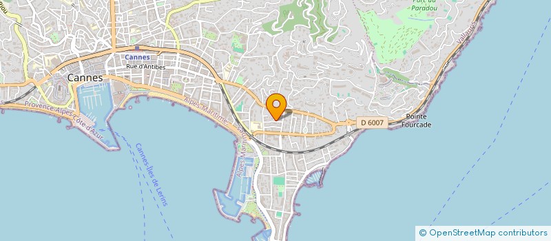 localisation de l'entreprise LA TERIFLOTTE  CANNES