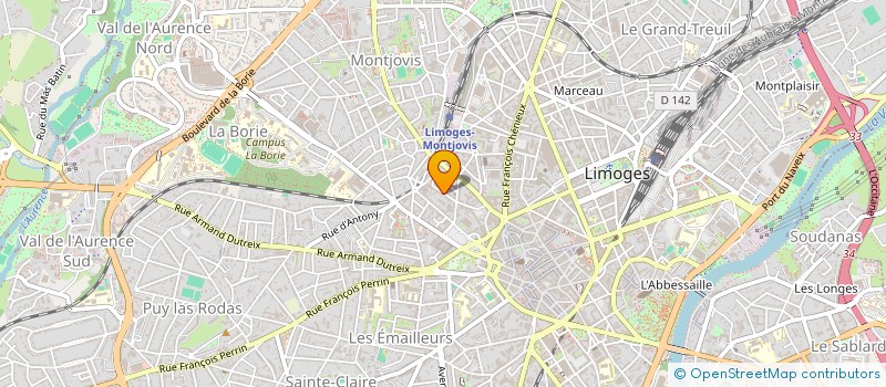localisation de l'entreprise LA TERMITIERE à LIMOGES