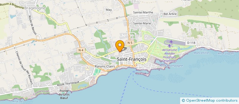 localisation de l'entreprise LA TERRA DU MILIEU à SAINT-FRANCOIS
