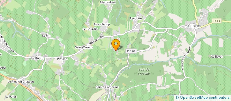 localisation de l'entreprise LA TERRA LOGALA  LANGOIRAN