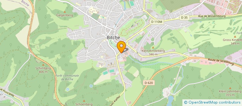 localisation de l'entreprise LA TERRANGA  BITCHE