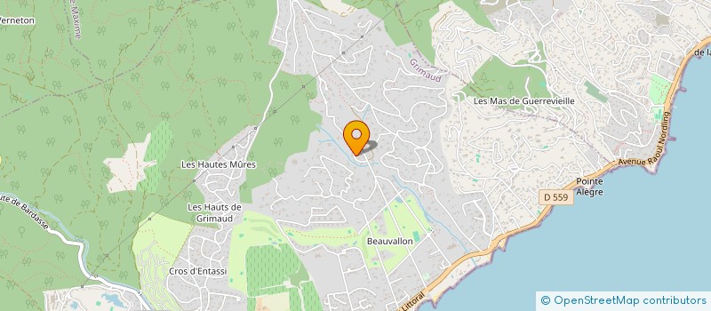 localisation de l'entreprise LA TERRASSE  COGOLIN