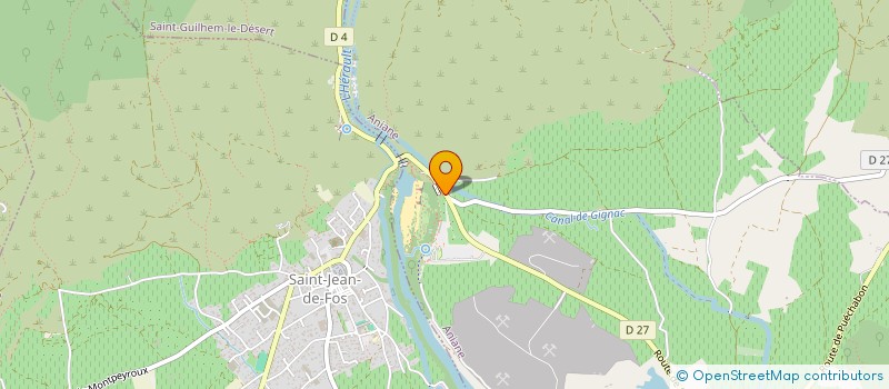 localisation de l'entreprise LA TERRASSE  ANIANE