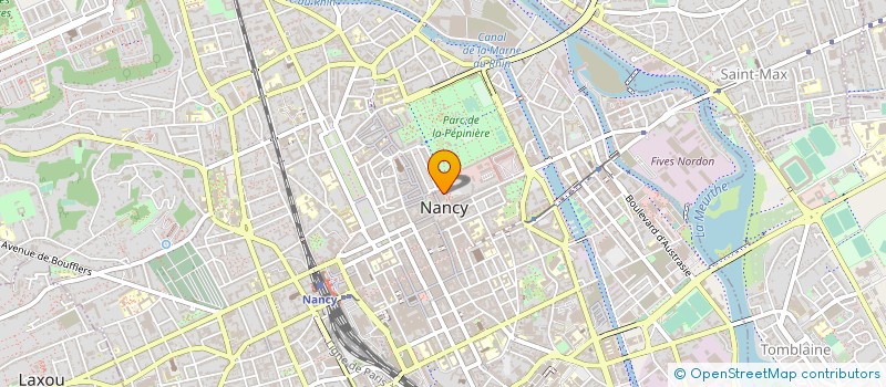 localisation de l'entreprise LA TERRASSE à NANCY